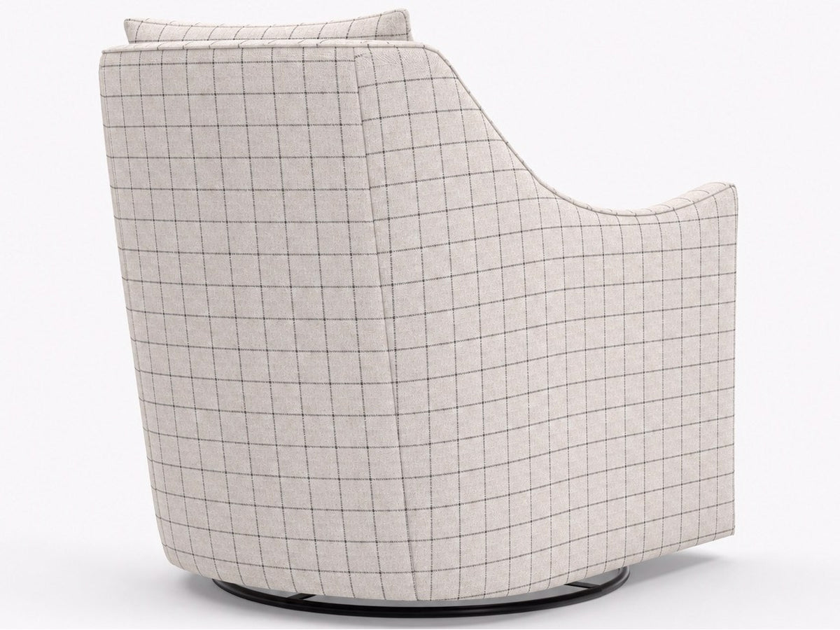 Universal Furniture Portia Swivel Glider — Valentino Earth — Portia Collection