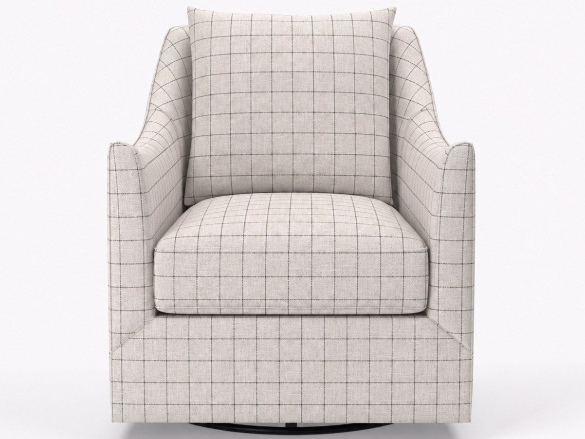 Universal Furniture Portia Swivel Glider — Valentino Earth — Portia Collection
