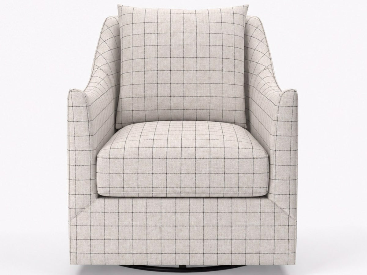 Universal Furniture Portia Swivel Glider — Valentino Earth — Portia Collection