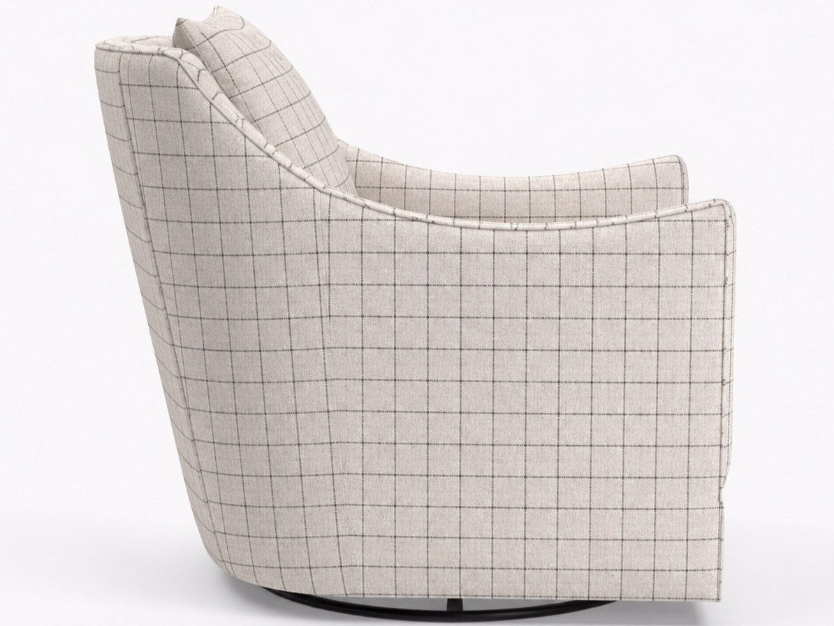 Universal Furniture Portia Swivel Glider — Valentino Earth — Portia Collection
