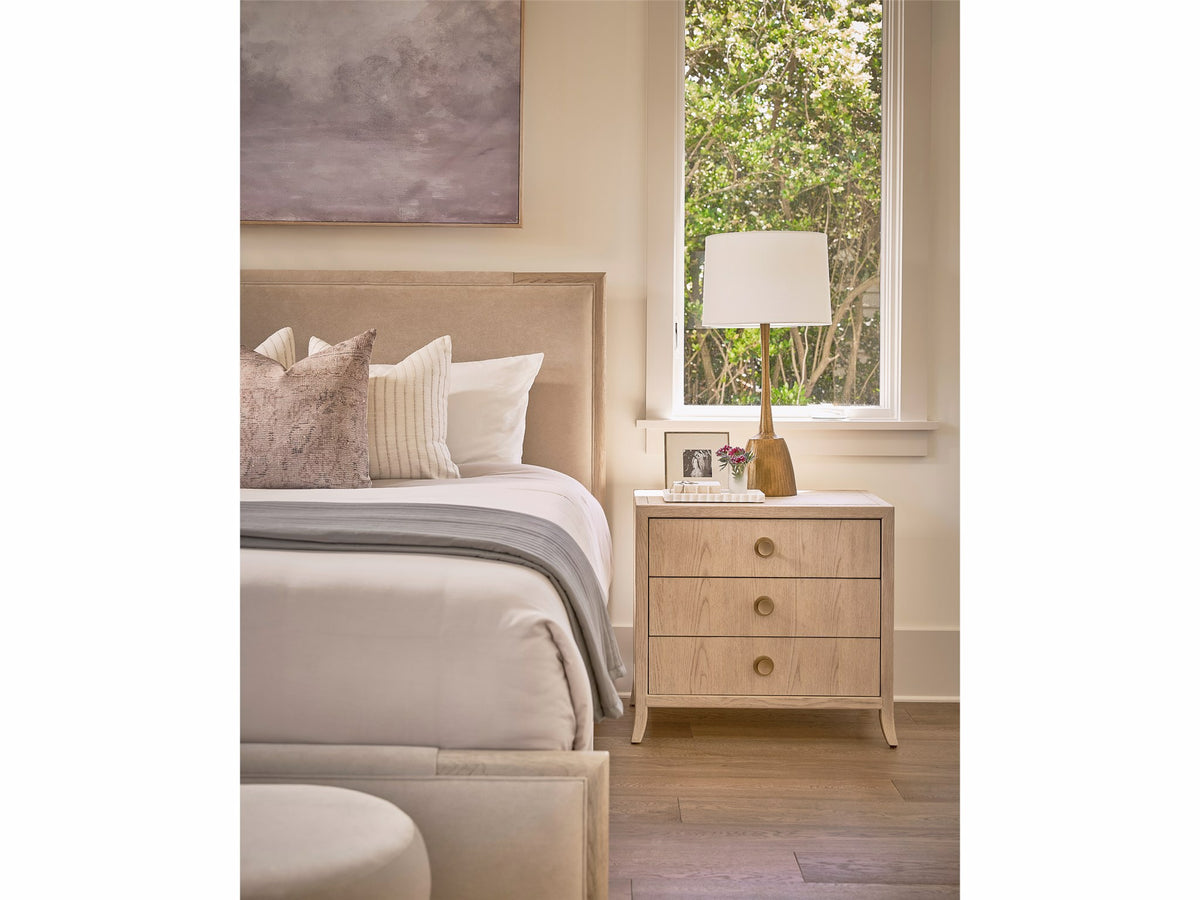 Universal Furniture Velora Nightstand — 3 Drawer — Velora Collection