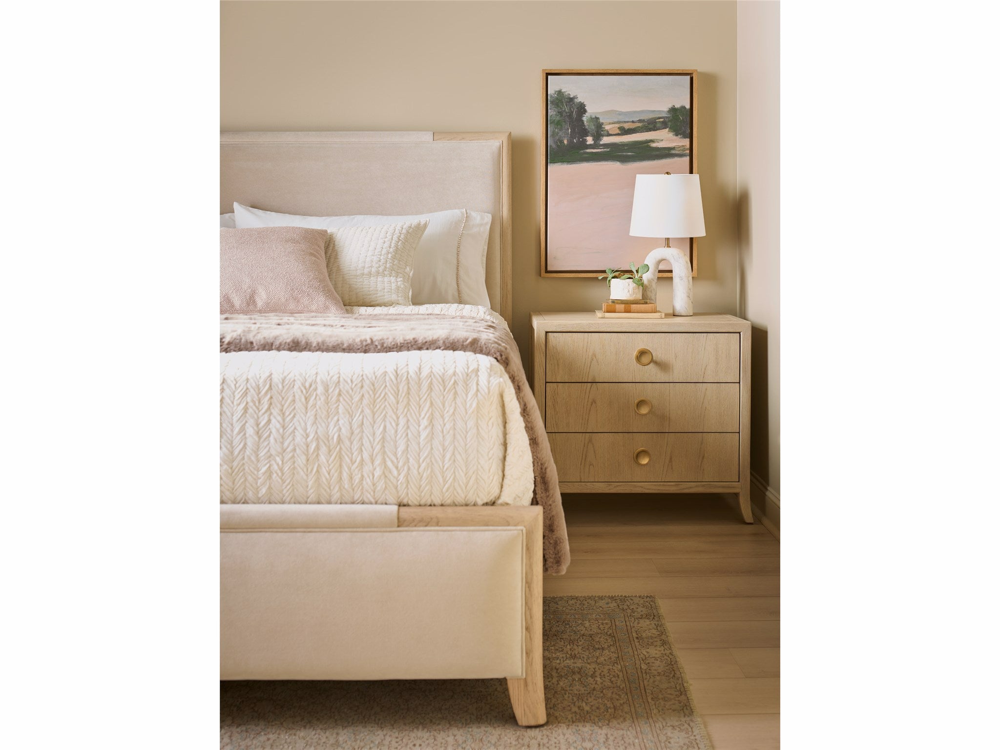 Universal Furniture Velora Nightstand — 3 Drawer — Velora Collection