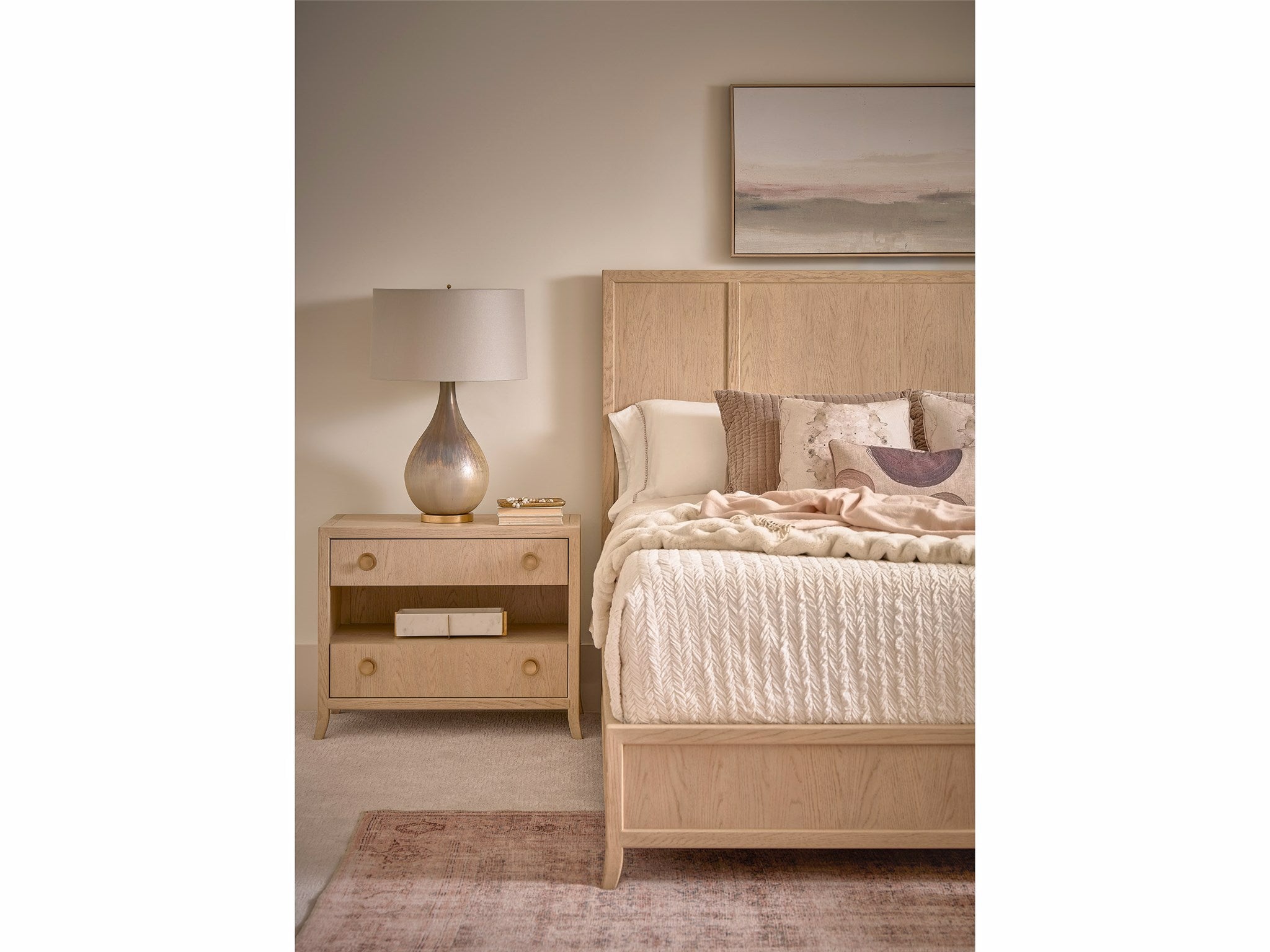 Universal Furniture Velora Nightstand — 2 Drawer — Velora Collection