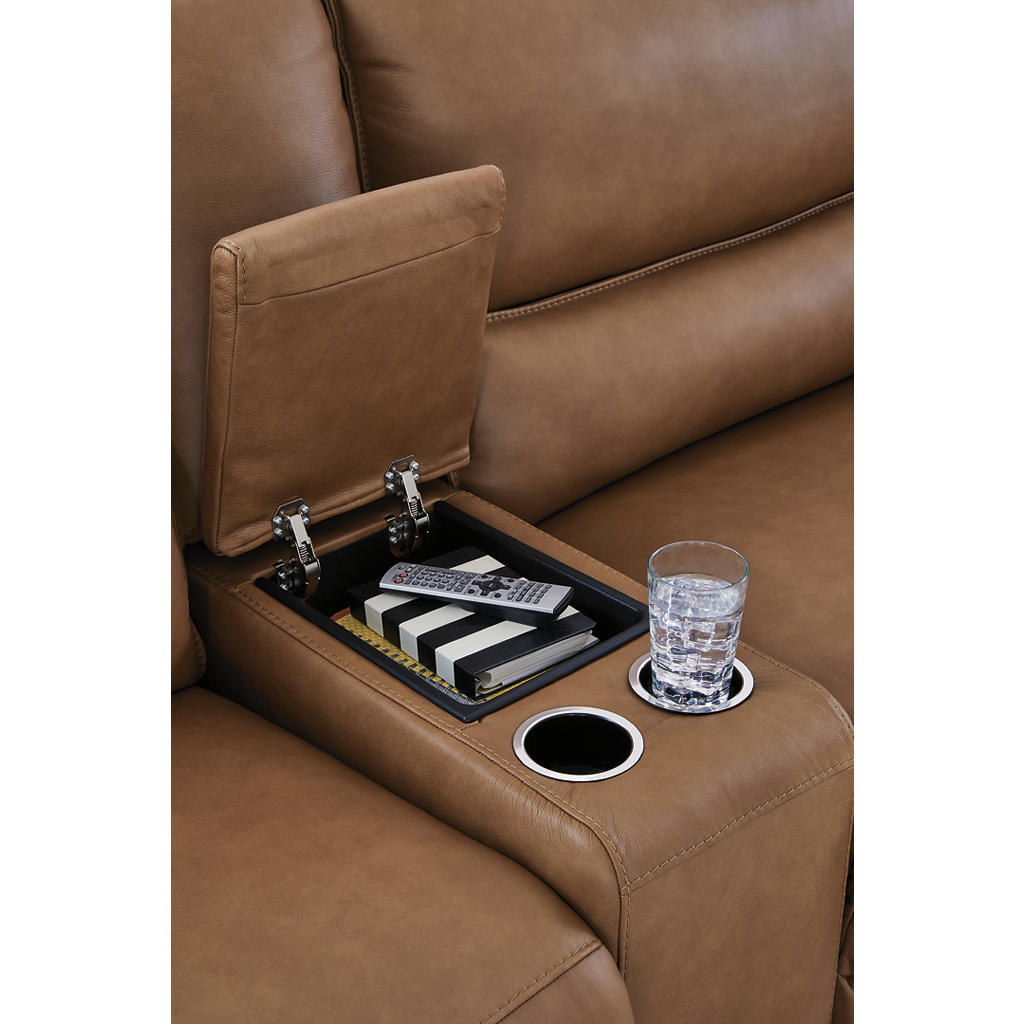 DeepWakes 6-Piece Reclining Sectional with Storage Console Signature Design by Ashley® Living Room
