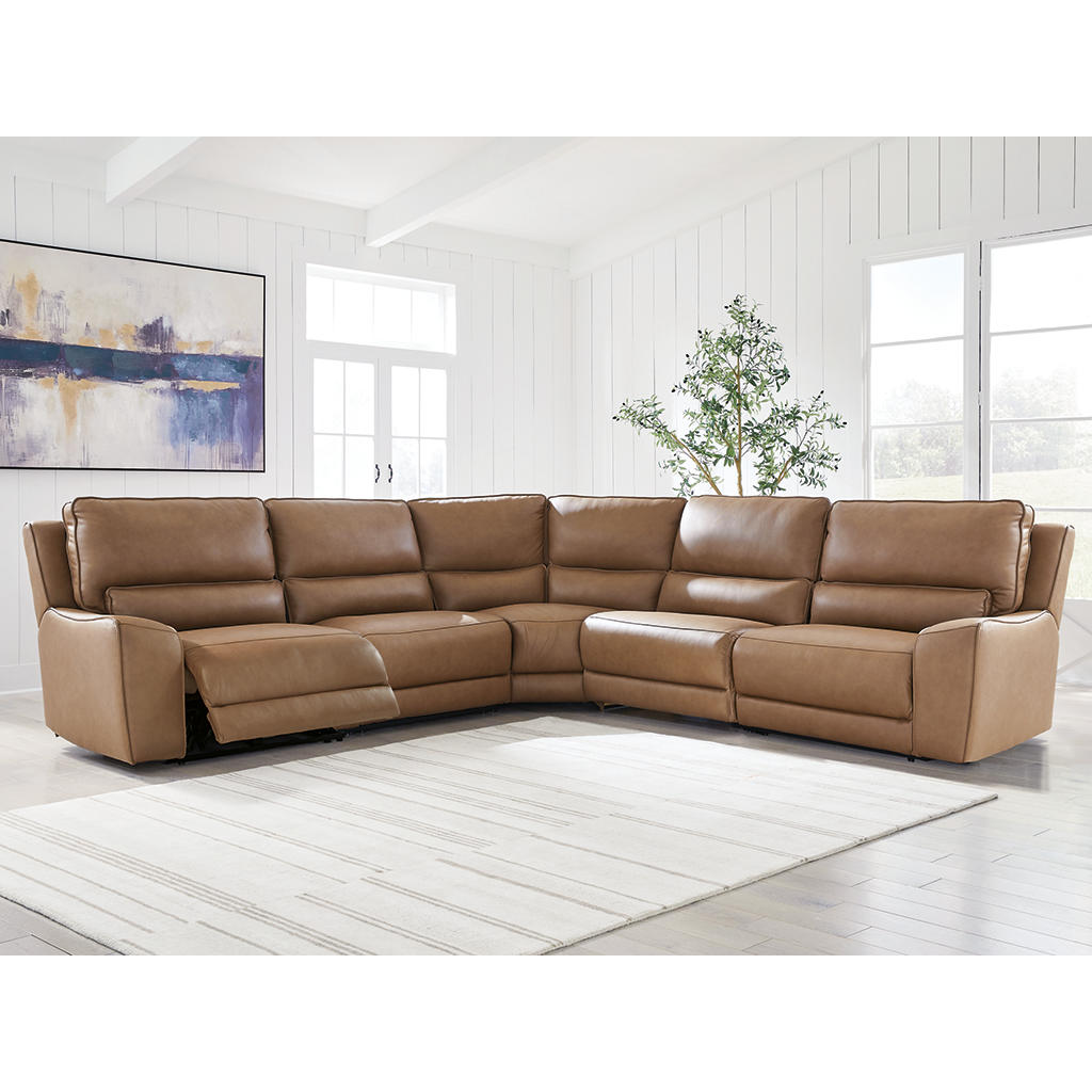 DeepWakes 5-Piece Power Reclining Sectional Signature Design by Ashley® Living Room