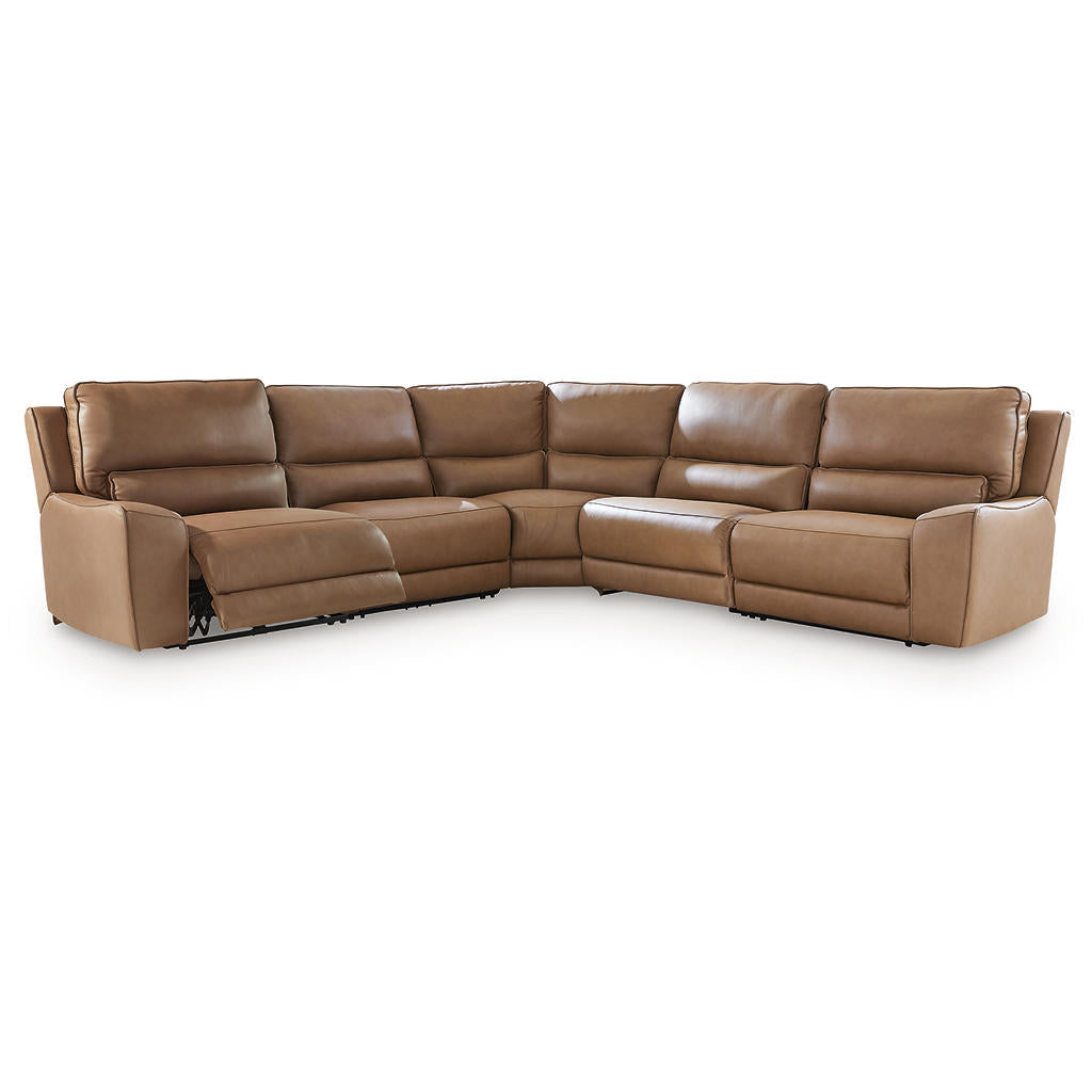 DeepWakes 5-Piece Power Reclining Sectional Signature Design by Ashley® Living Room