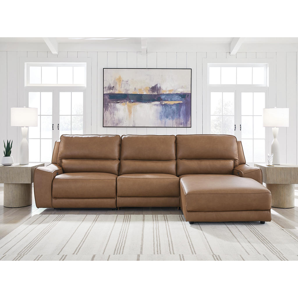 DeepWakes 3-Piece Reclining Sofa Chaise Signature Design by Ashley® Living Room