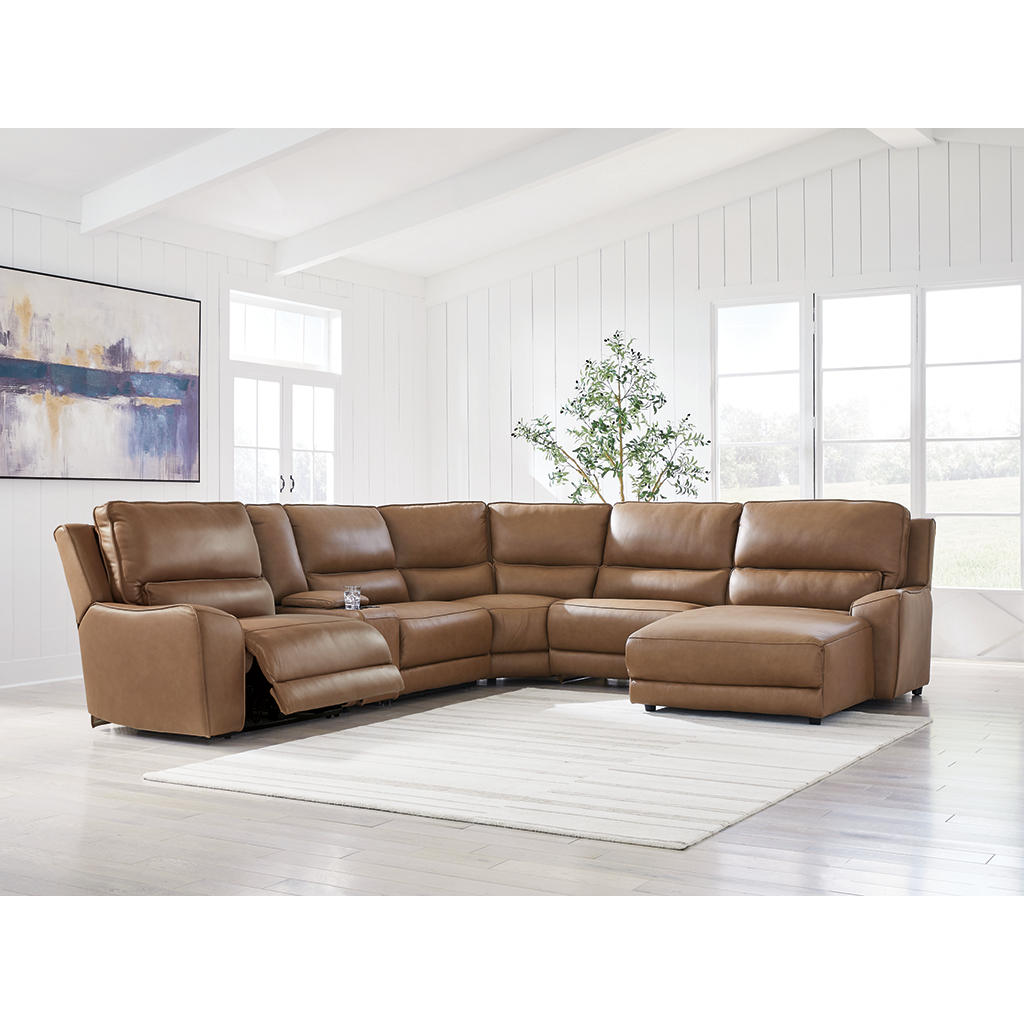 DeepWakes 6-Piece Power Reclining Sectional with Chaise Signature Design by Ashley® Living Room