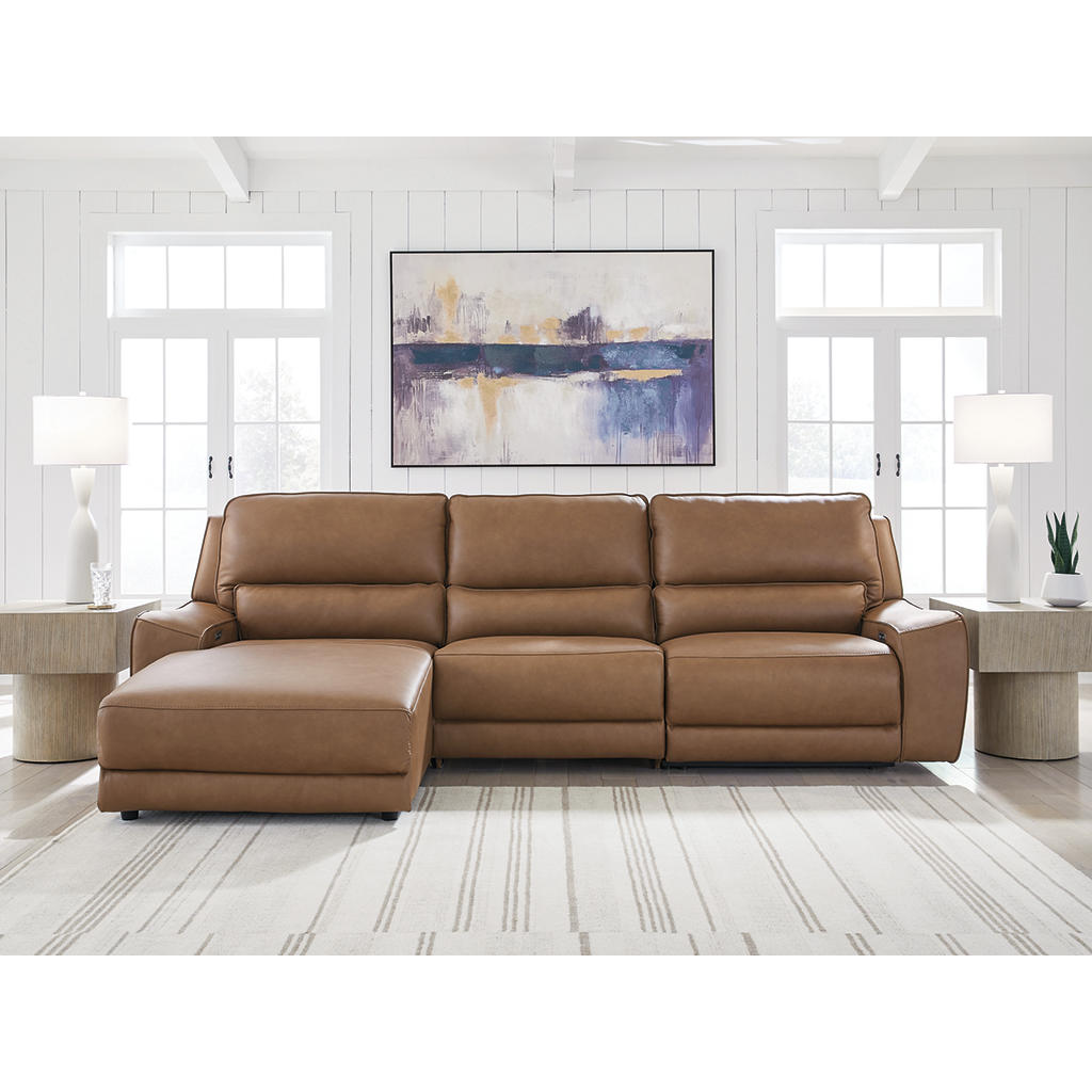 DeepWakes 3-Piece Reclining Sofa Chaise Signature Design by Ashley® Living Room