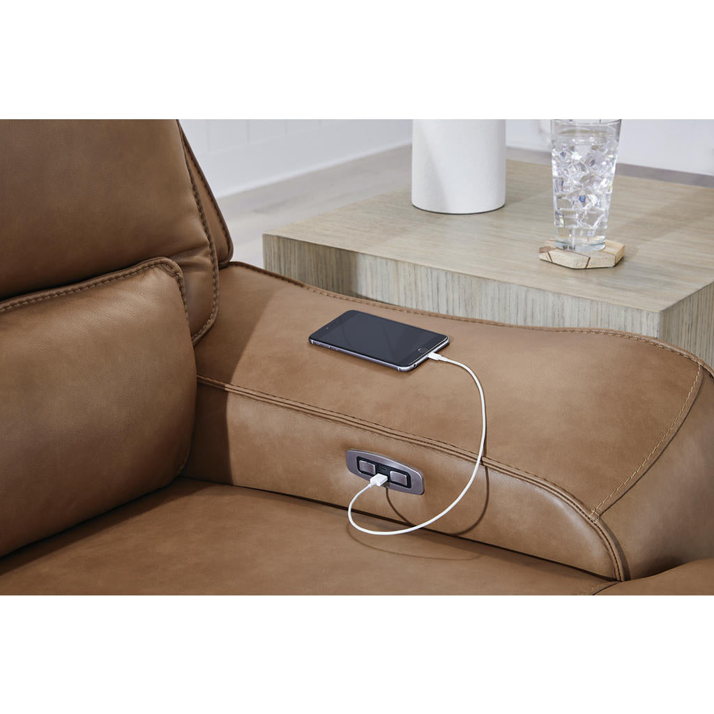 DeepWakes 6-Piece Reclining Sectional with Storage Console Signature Design by Ashley® Living Room