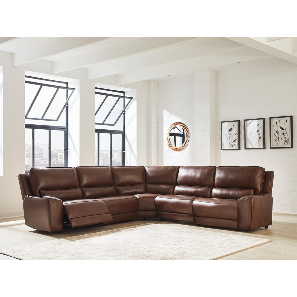 DeepWakes 5-Piece Power Reclining Sectional Signature Design by Ashley® Living Room