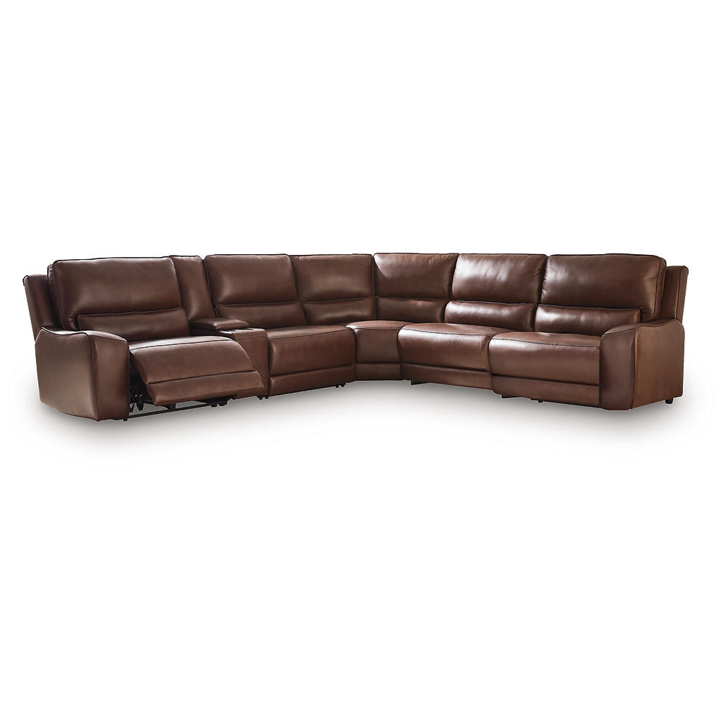 DeepWakes 6-Piece Reclining Sectional with Storage Console Signature Design by Ashley® Living Room