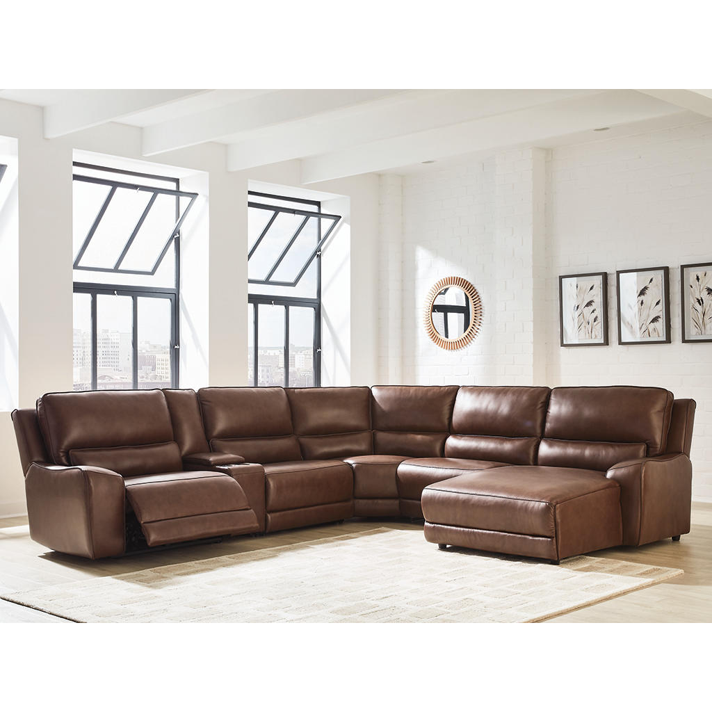 DeepWakes 6-Piece Power Reclining Sectional with Chaise Signature Design by Ashley® Living Room