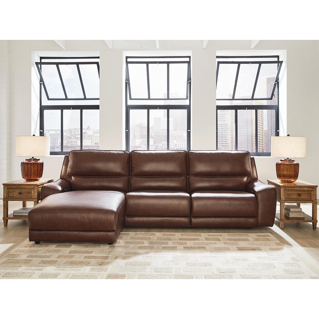 DeepWakes 3-Piece Reclining Sofa Chaise Signature Design by Ashley® Living Room