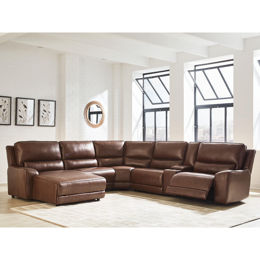 DeepWakes 6-Piece Power Reclining Sectional with Chaise Signature Design by Ashley® Living Room
