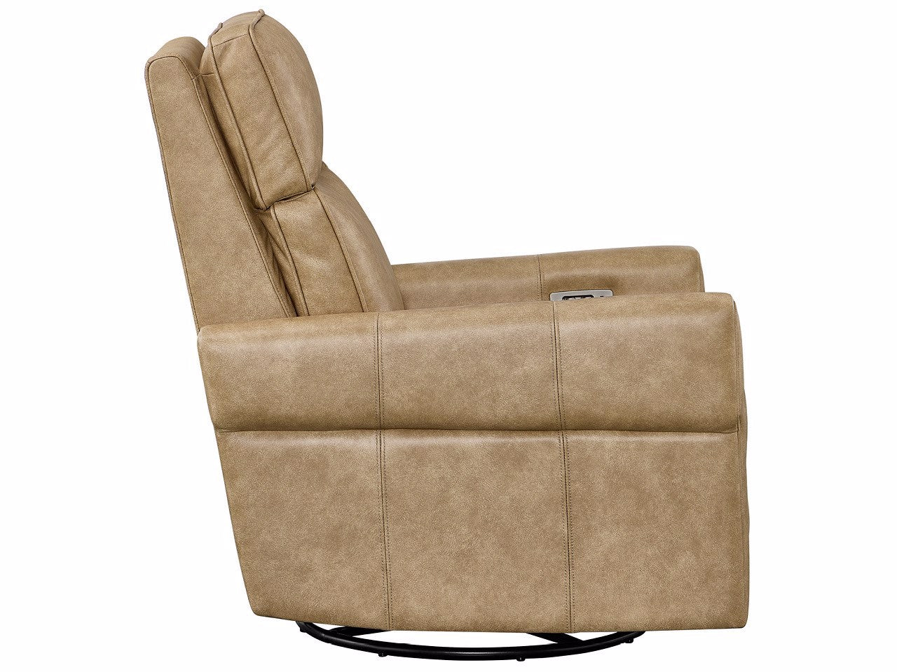 Universal Furniture Jaxon Swivel Glide Recliner — Luminance Caribou — Jaxon Collection