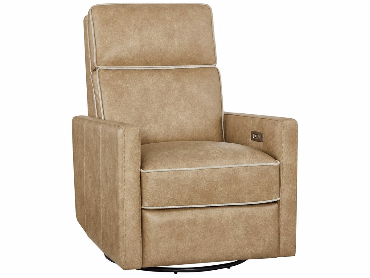 Universal Furniture Vaught Swivel Glide Recliner — Luminance Caribou — Vaught Collection