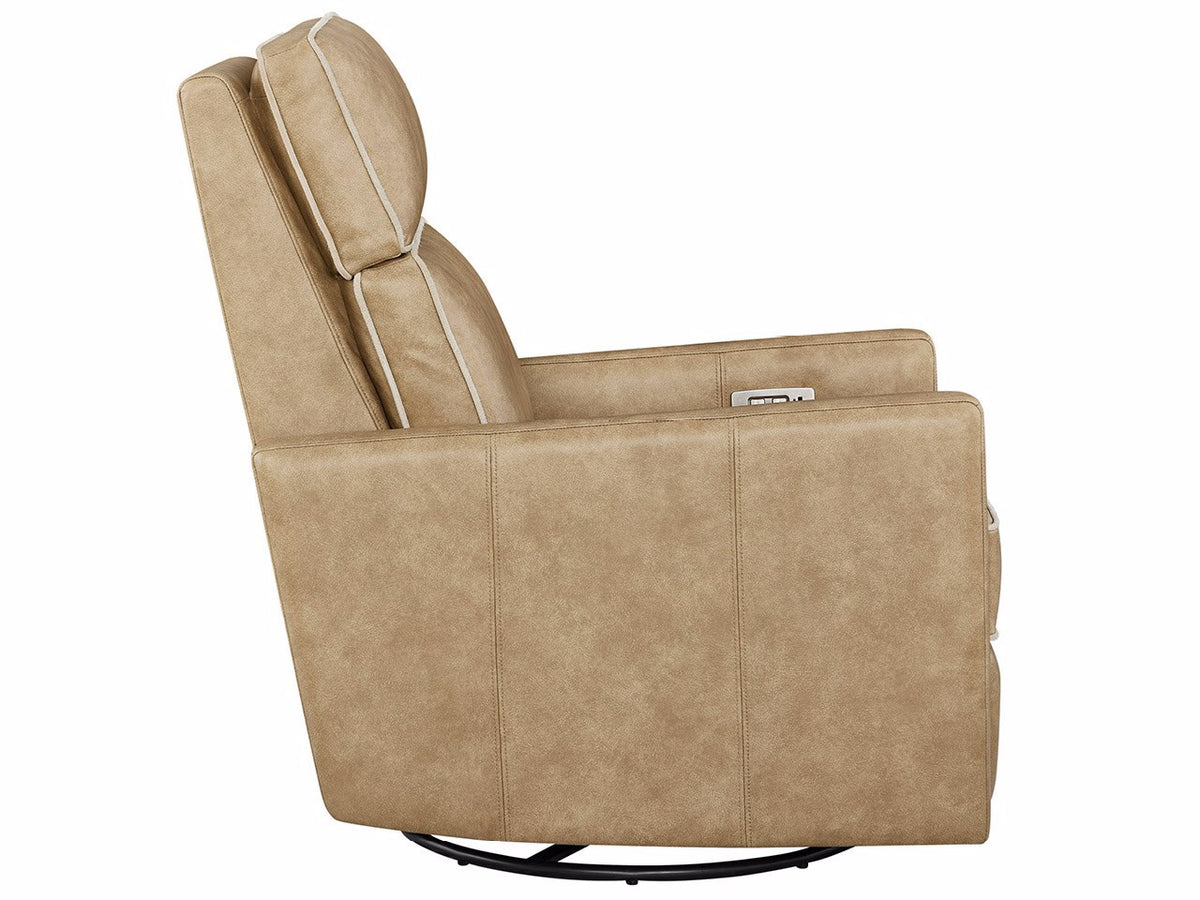 Universal Furniture Vaught Swivel Glide Recliner — Luminance Caribou — Vaught Collection
