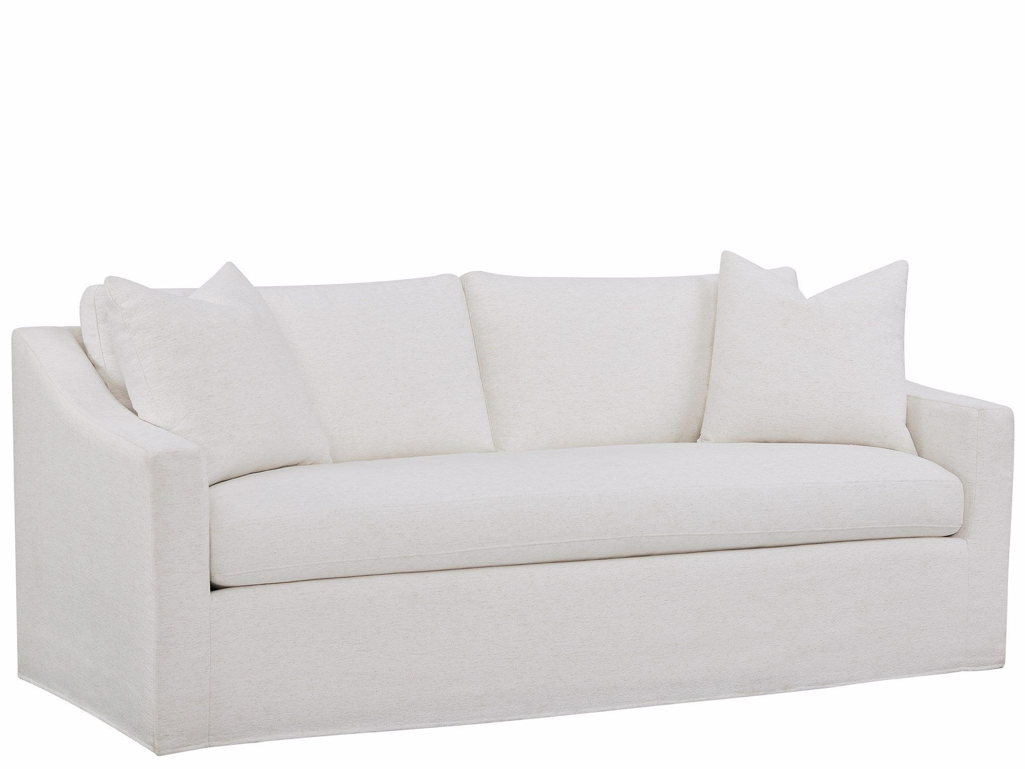 Universal Furniture Augustine Slipcover Apartment Sofa — Tuscan Natural — Augustine Collection