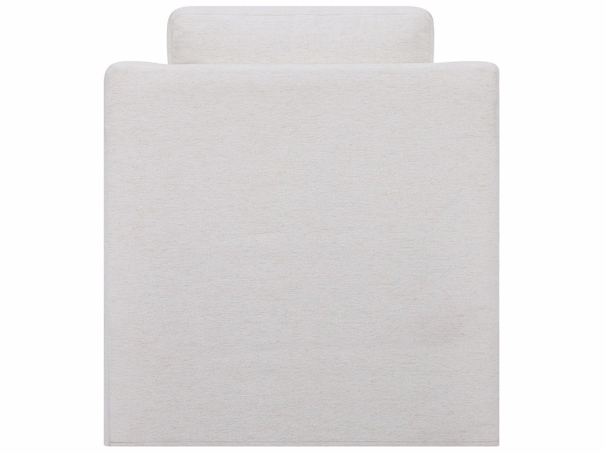 Universal Furniture Augustine Slipcover Swivel Glider — Tuscan Natural — Augustine Collection