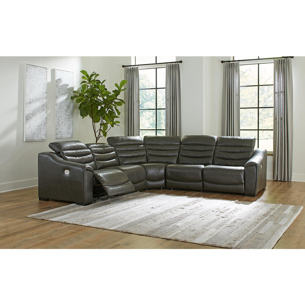 Center Line 5-Piece Power Reclining Sectional Signature Design by Ashley® Living Room