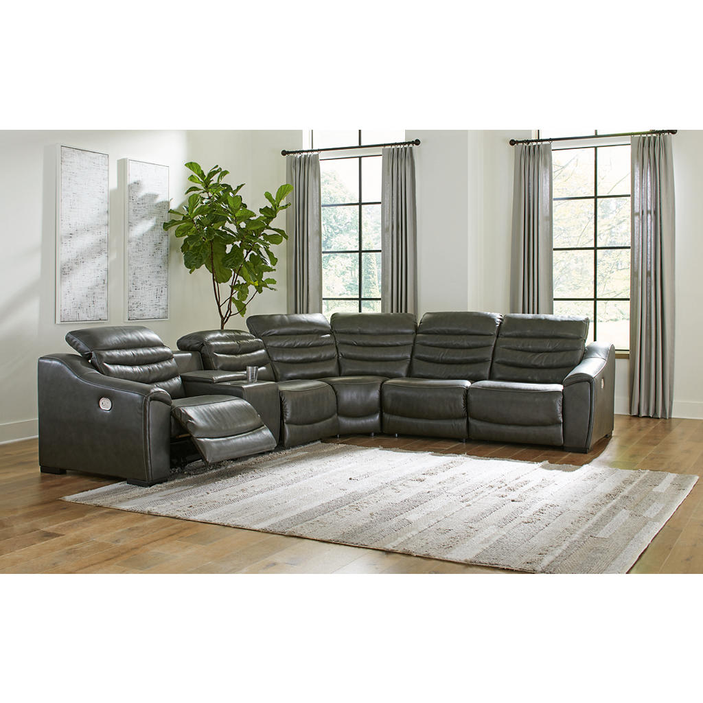 Center Line 6-Piece Power Reclining Sectional Signature Design by Ashley® Living Room