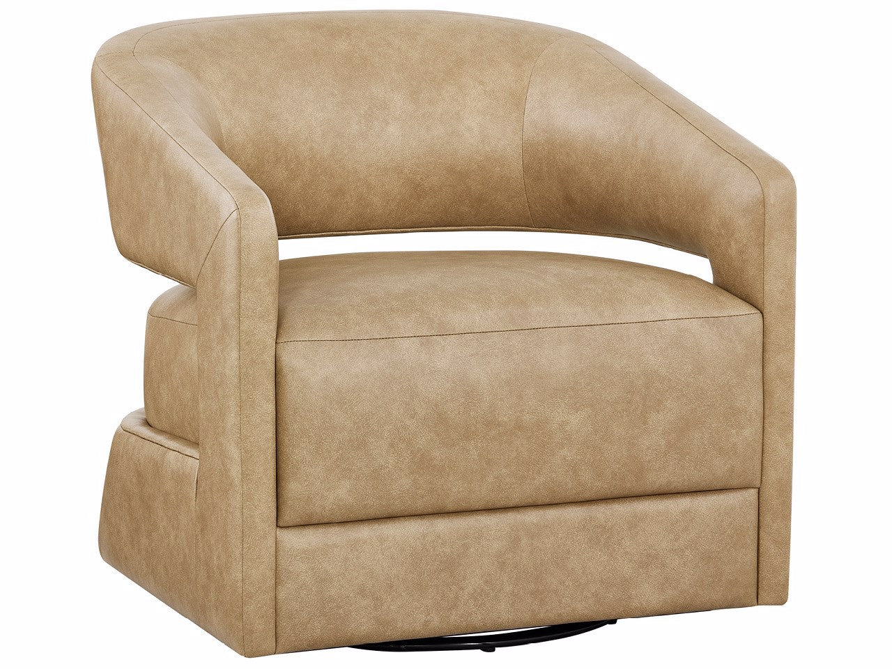 Universal Furniture Drew Swivel Chair — Luminance Caribou — Drew Collection