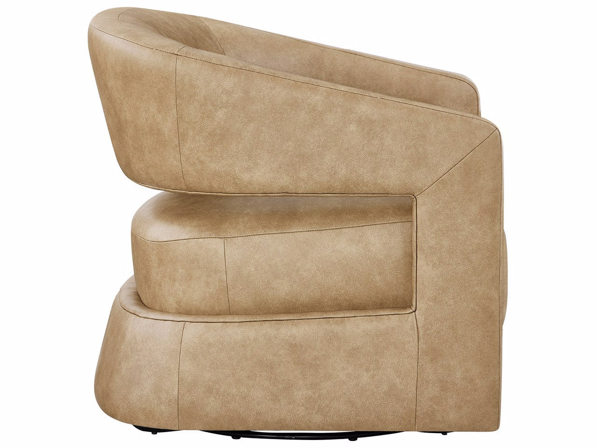 Universal Furniture Drew Swivel Chair — Luminance Caribou — Drew Collection