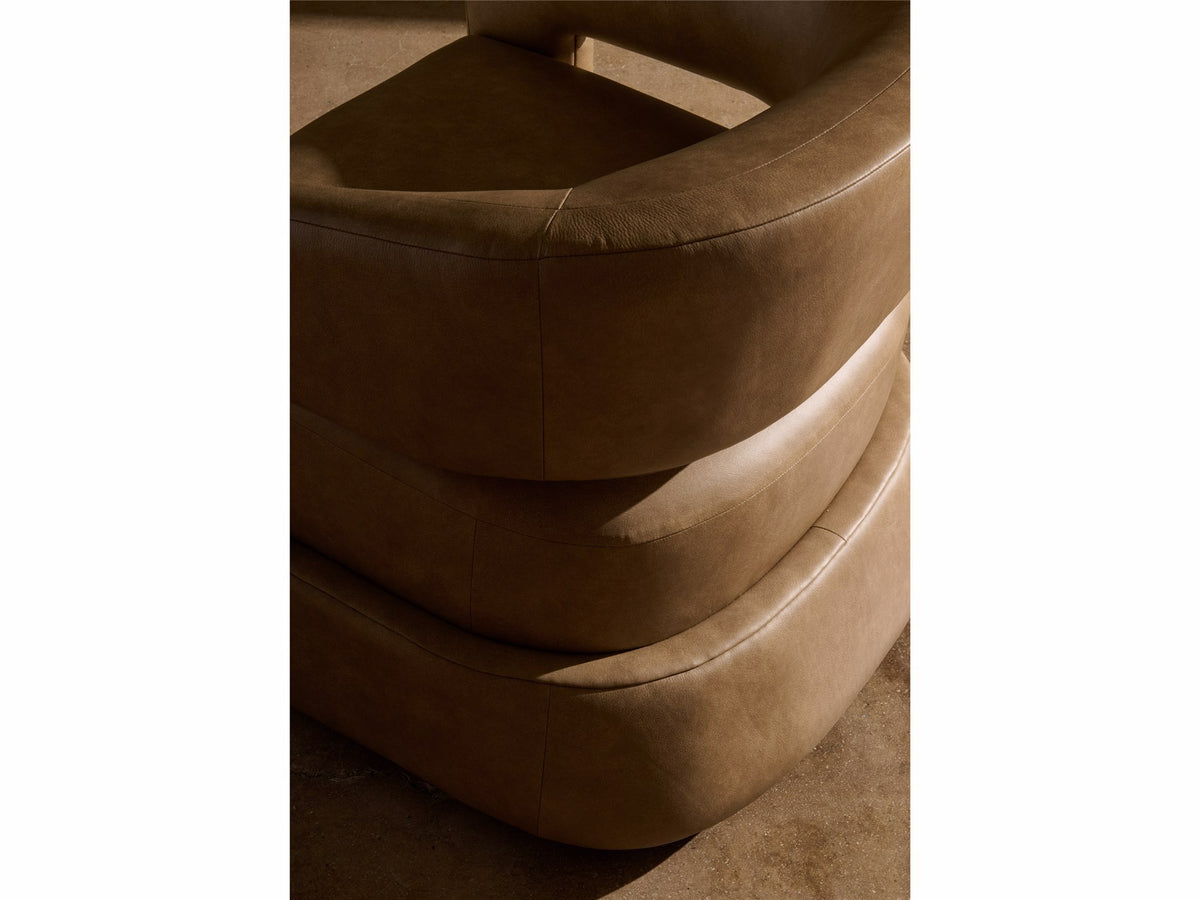 Universal Furniture Drew Swivel Chair — Luminance Caribou — Drew Collection