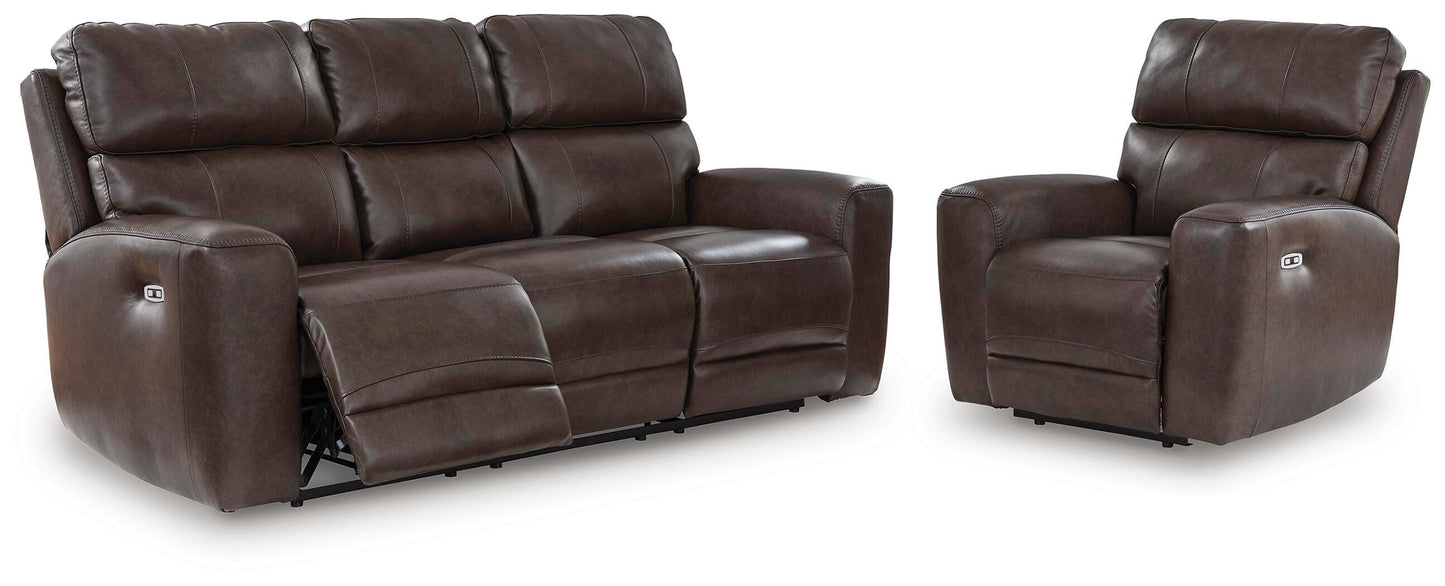 Crossplex Power Reclining Sofa and Power Recliner Signature Design by Ashley® Living Room