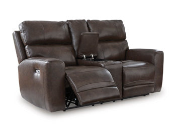 Crossplex Power Reclining Loveseat with Console Signature Design by Ashley® Living Room
