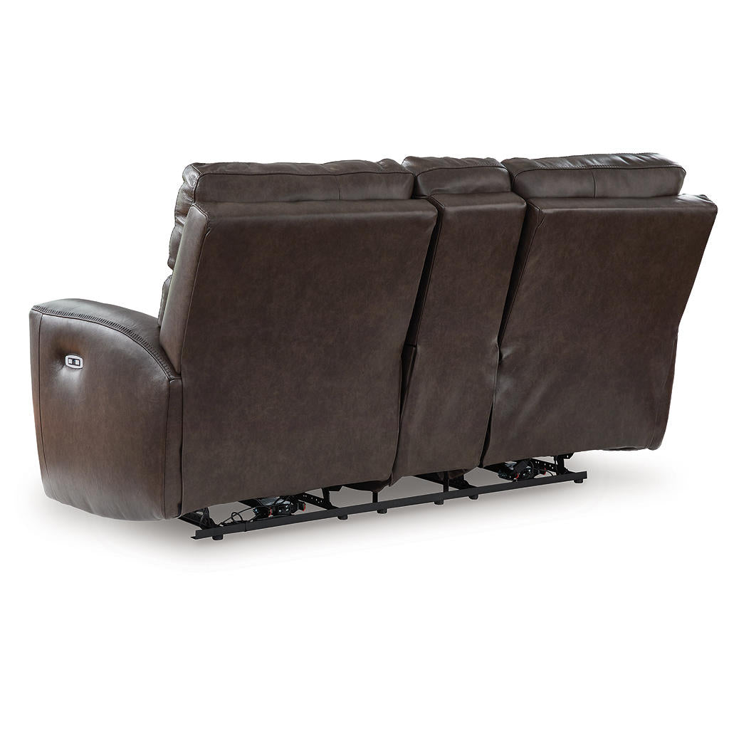 Crossplex Power Reclining Loveseat with Console Signature Design by Ashley® Living Room