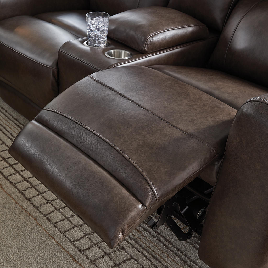 Crossplex Power Reclining Loveseat with Console Signature Design by Ashley® Living Room