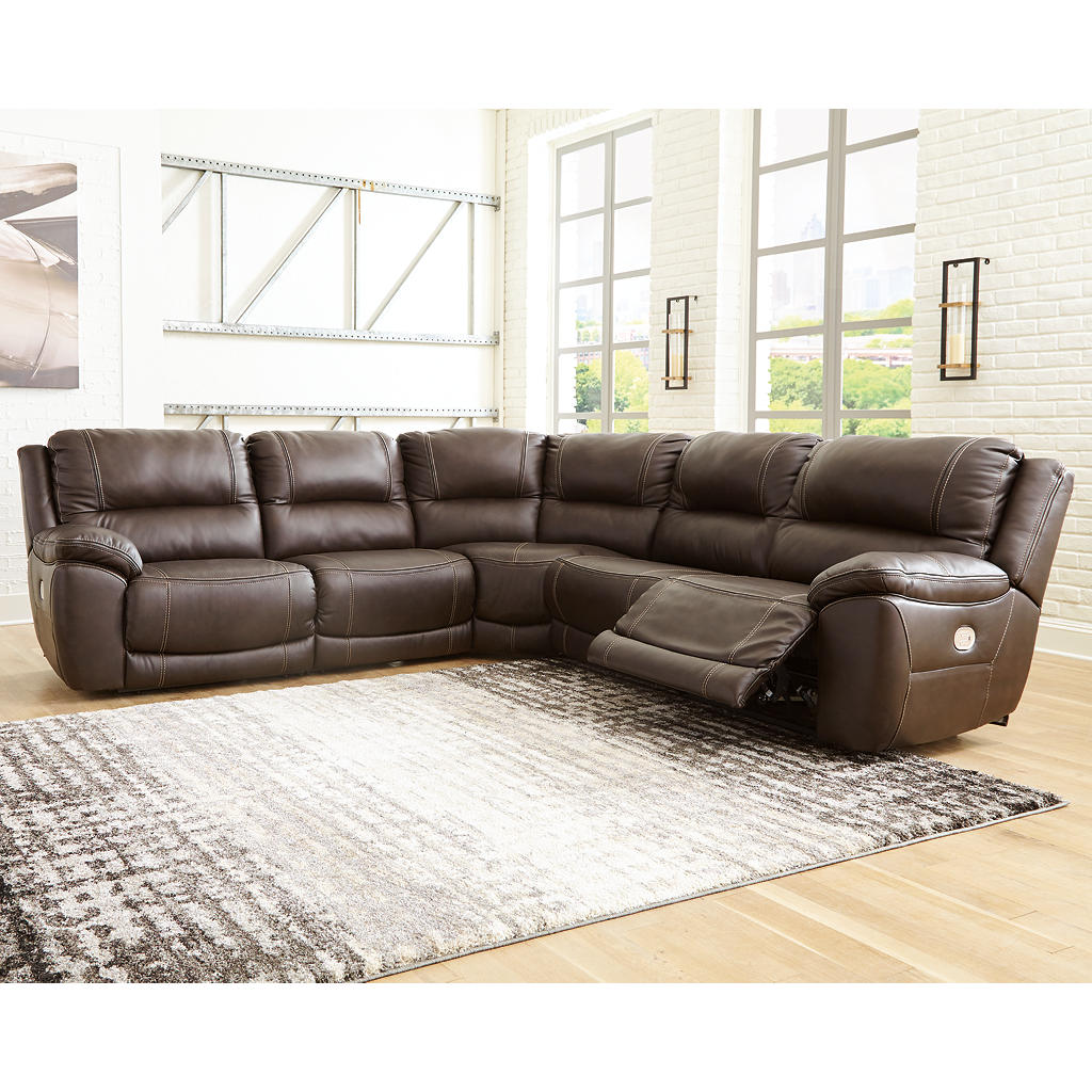 Dunleith 5-Piece Power Reclining Sectional Signature Design by Ashley® Living Room