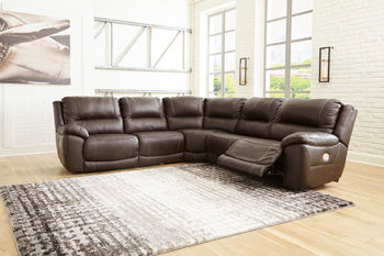 Dunleith 5-Piece Power Reclining Sectional Signature Design by Ashley® Living Room