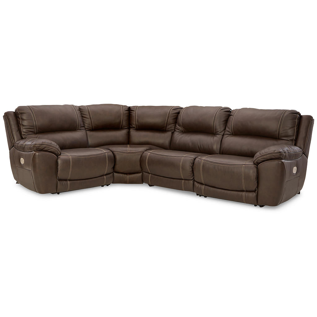Dunleith 4-Piece Power Reclining Sectional Signature Design by Ashley® Living Room