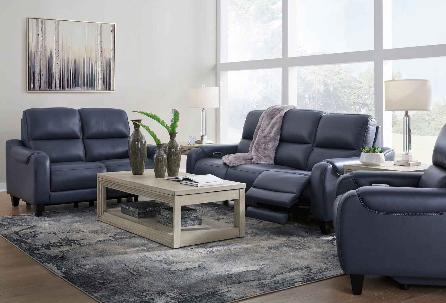 Mercomatic Power Reclining Sofa, Loveseat and Recliner