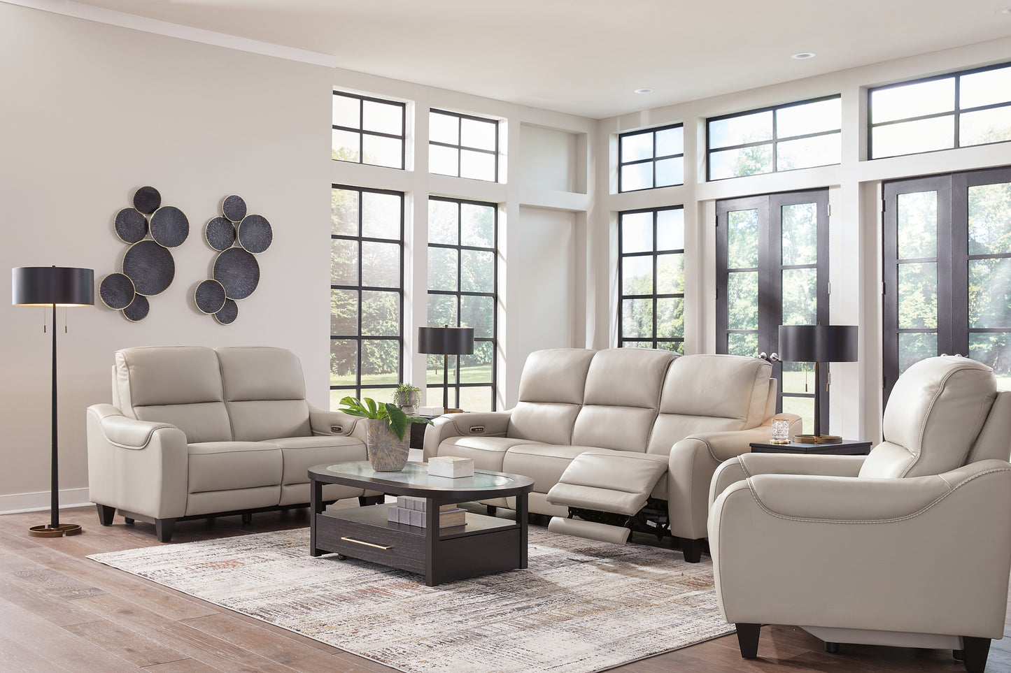 Mercomatic Power Reclining Sofa, Loveseat and Recliner