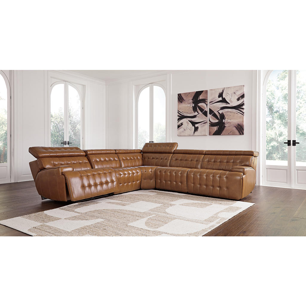 Temmpton 5-Piece Power Reclining Sectional Signature Design by Ashley® Living Room
