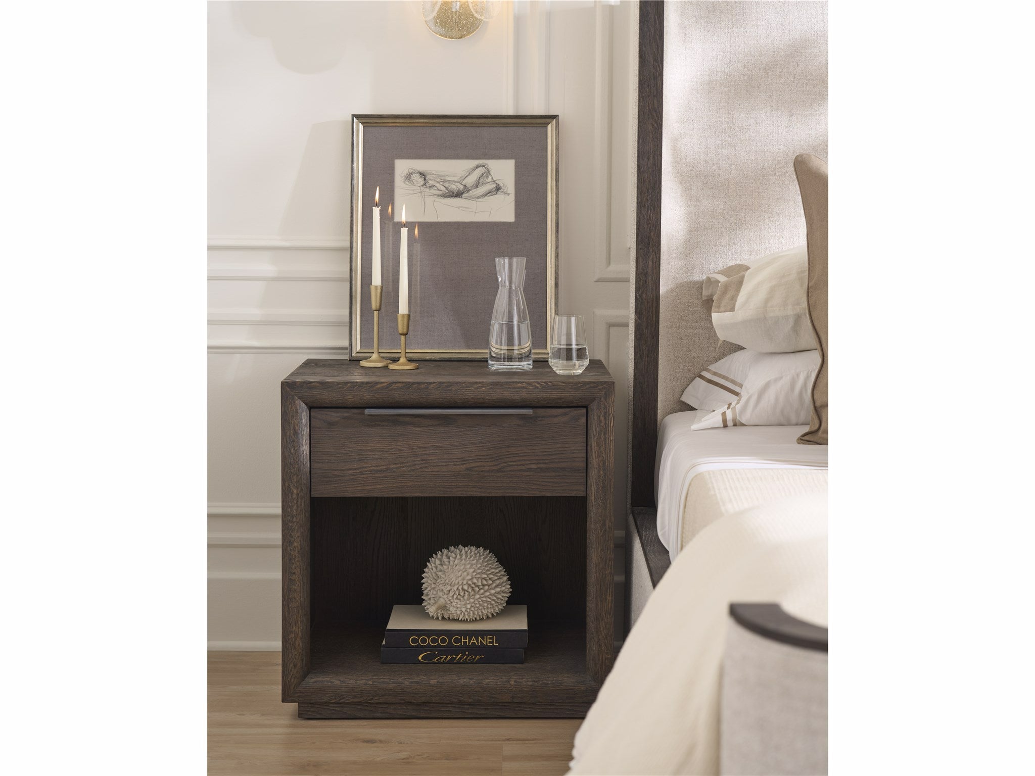 Universal Furniture Sable One Drawer Nightstand — Modern Collection