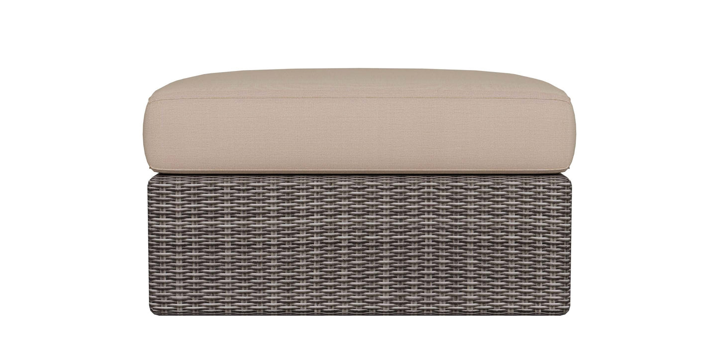 Ashford Outdoor Ottoman Bassett