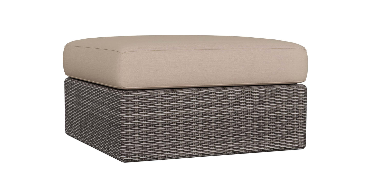 Ashford Outdoor Ottoman Bassett