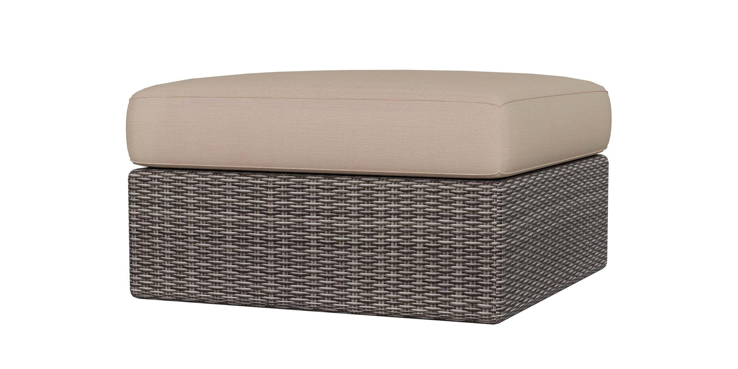 Ashford Outdoor Ottoman Bassett