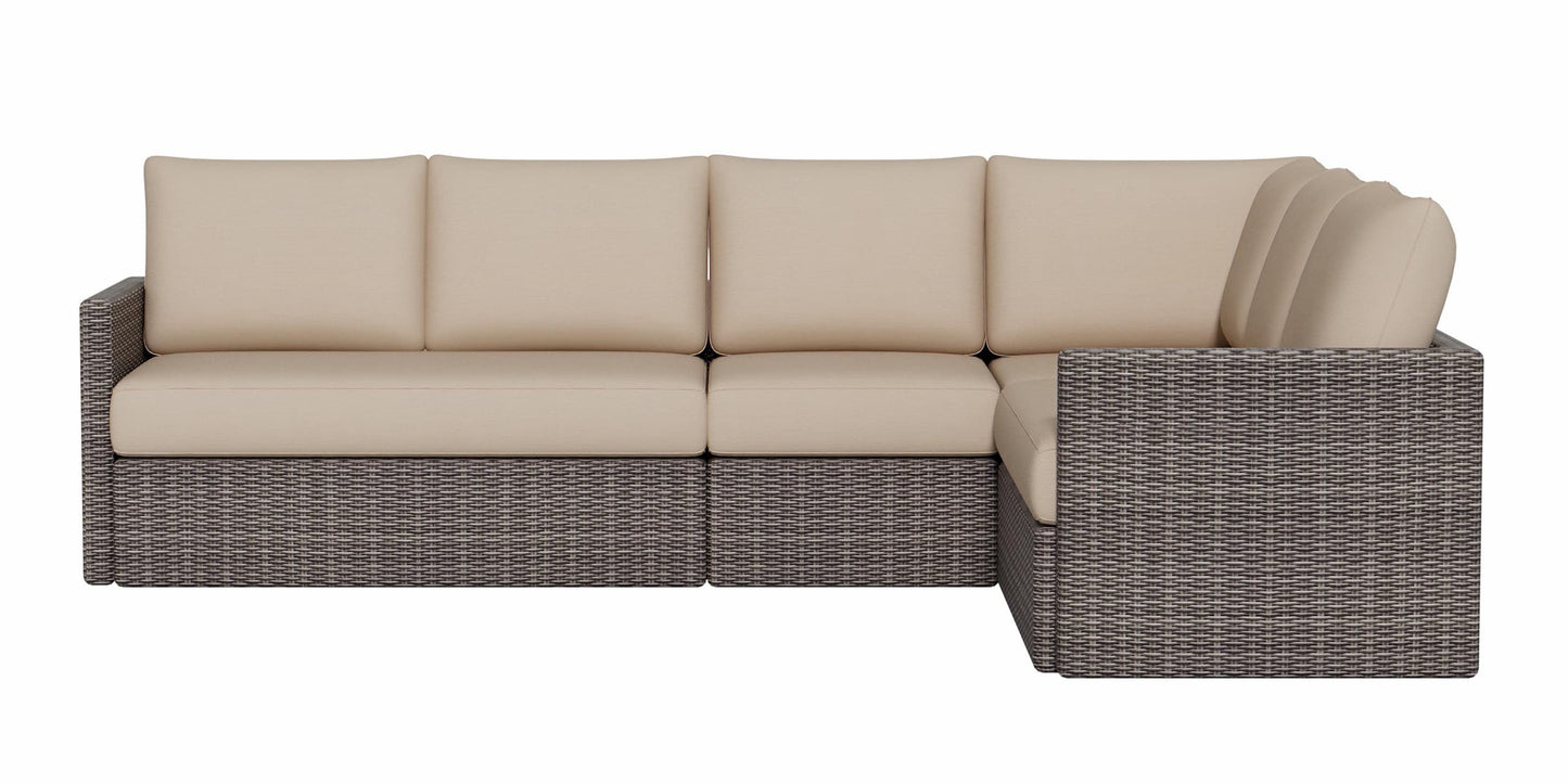 Ashford Outdoor L-Shaped Sectional Bassett