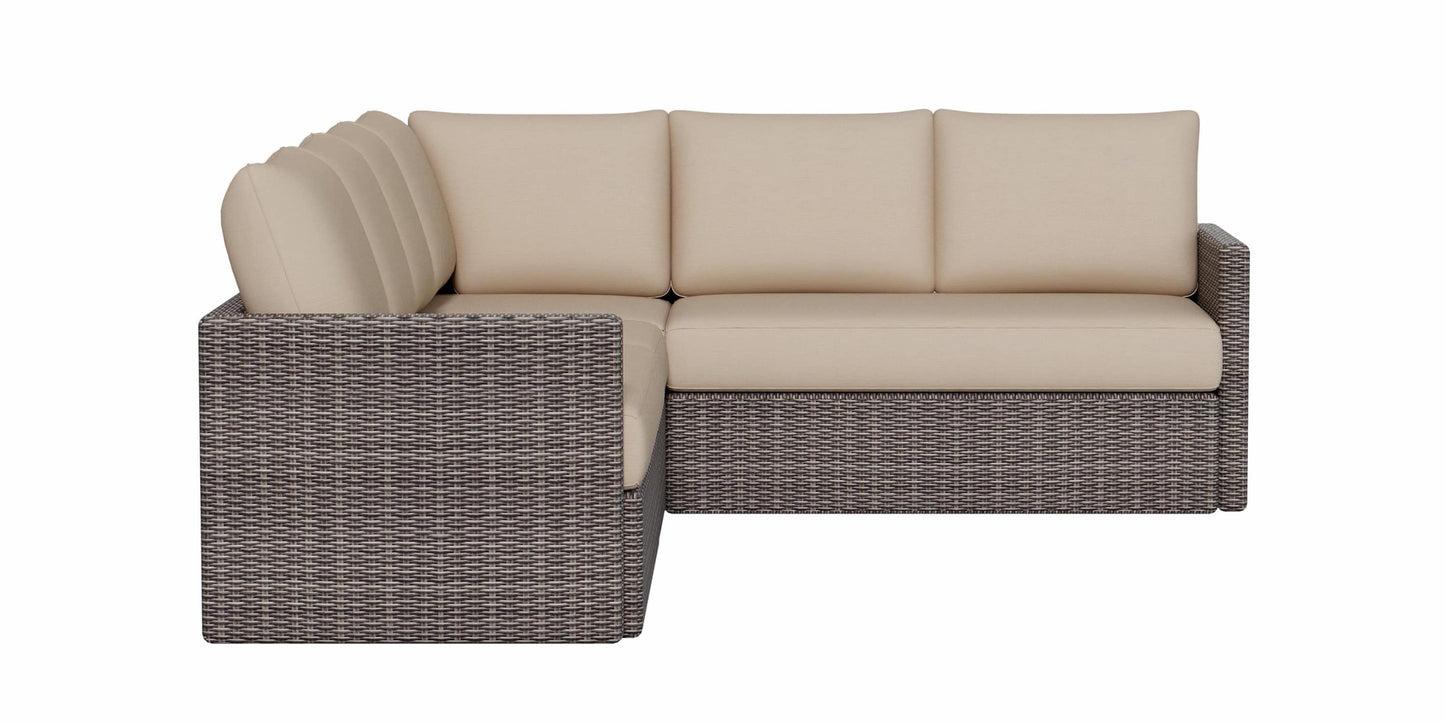 Ashford Outdoor L-Shaped Sectional Bassett