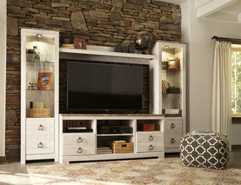 Willowton 4-Piece Entertainment Center Signature Design by Ashley® Living Room