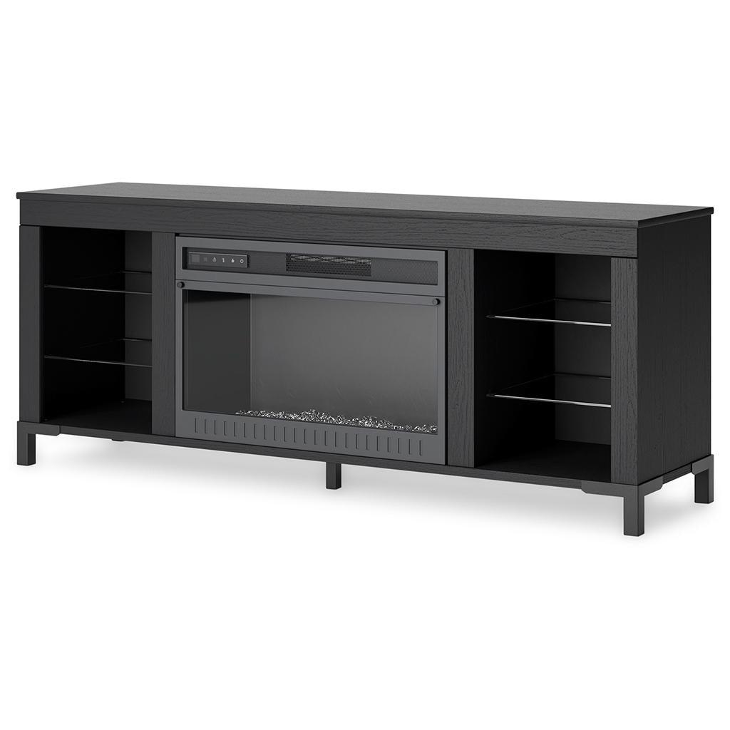 Cayberry 60-Inch TV Stand with Electric Fireplace — LED Color Sync Signature Design by Ashley® Living Room