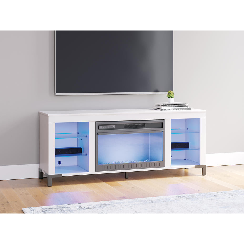 Brollevi 60" TV Stand with Electric Fireplace Signature Design by Ashley® Living Room