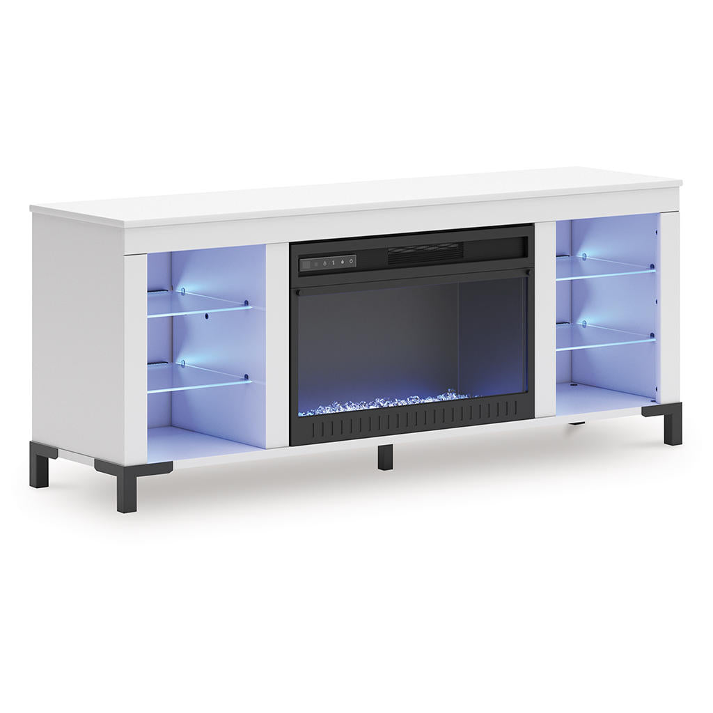 Brollevi 60" TV Stand with Electric Fireplace Signature Design by Ashley® Living Room
