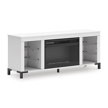 Brollevi 60" TV Stand with Electric Fireplace Signature Design by Ashley® Living Room